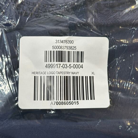 Gap Men's Heritage Logo Full Zip Hoodie Sweater Navy Size XL - Picture 6 of 6